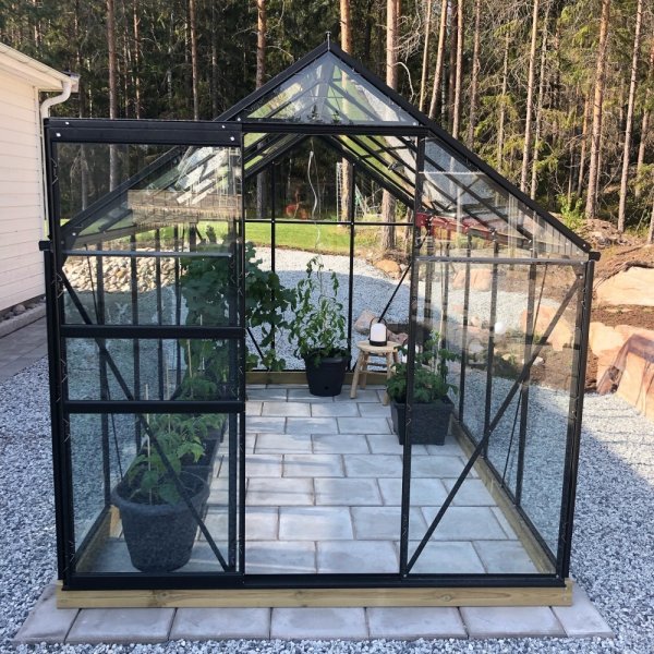 Växthus Neptunus - 6,2 m² -Härdat glas Växthus Neptunus - 6,2 m² -Härdat glas