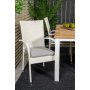 Dotorp Matgrupp (160x90) - Vit/Natur - 4 Stolar