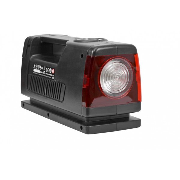 Kompressor med ficklampa och varningsljus - 12V Kompressor med ficklampa och varningsljus - 12V