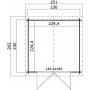 Friggebod Hedda A - 5,5 m