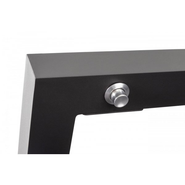 Solstol Morton med bord & fotpall - Mörkgrå/grå Solstol Morton med bord & fotpall - Mörkgrå/grå