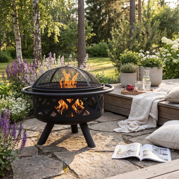 Habanero st�l b�lsted / b�lkurv | B�rbar grill til udend�rs brug | Eldsland