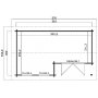 Attefallshus Marina A - 16,9 m