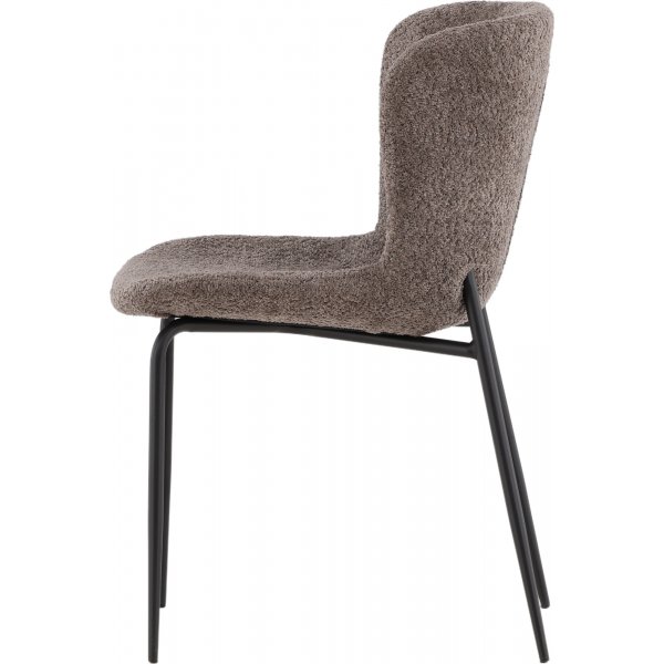 Modesto matstol - Brun boucle