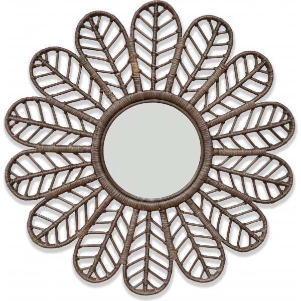 Spegel �90 cm brun rotting