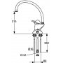 FM Mattsson Kksblandare 9000 Krom - 9127-0000