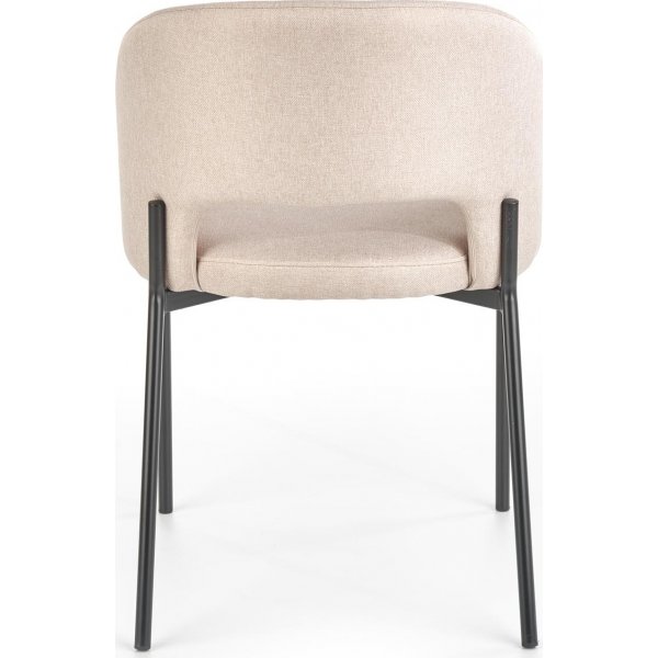 Stol beige med svarta ben - Cadeira Stol beige med svarta ben - Cadeira