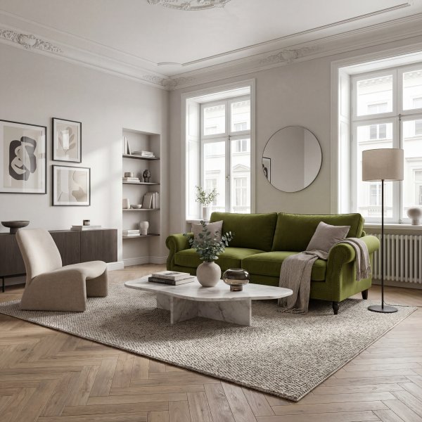 Soffa Memo 3-sits - Grön Soffa Memo 3-sits - Grön