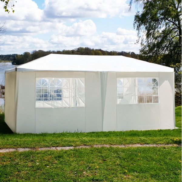 Juhlateltta 36 m seinill | Valkoinen