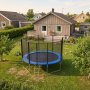 Stor studsmatta 425 cm med s�kerhetsn�t - UV-best�ndig
