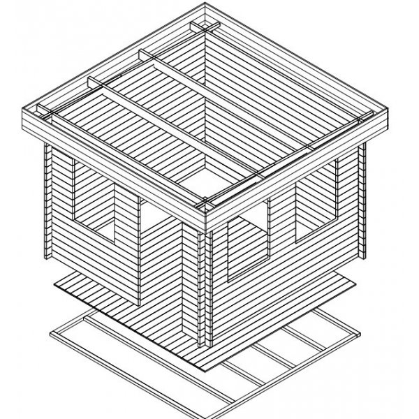 Friggebod Arne D - 10 m² Friggebod Arne D - 10 m²
