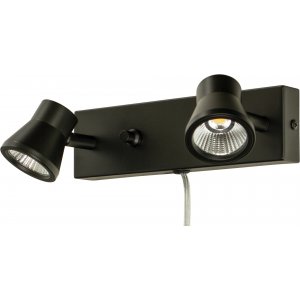 Pluto v�gglampa LED - Svart