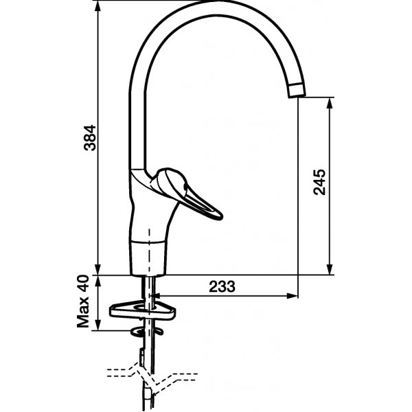 FM Mattsson Köksblandare 9000E II Krom - 8000-0000 FM Mattsson Köksblandare 9000E II Krom - 8000-0000