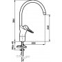 FM Mattsson Kksblandare 9000E II Krom - 8000-0000
