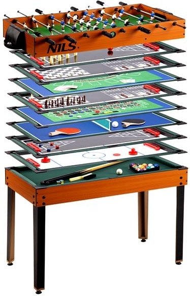 Spelbord med 15 spel - Backgammon - Biljard & mycket mer