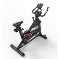 Spinningcykel med pulsmätare & 15 kg svänghjul - Svart Spinningcykel med pulsmätare & 15 kg svänghjul - Svart