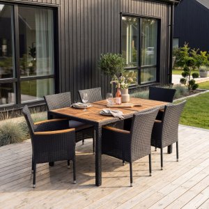 Rotting utef�t�lj - Svart plastrotting uteplats & balkong