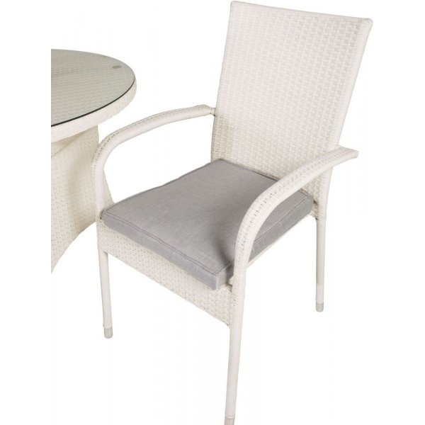 Frubol Matgrupp (90) - Vit - 2 Stolar