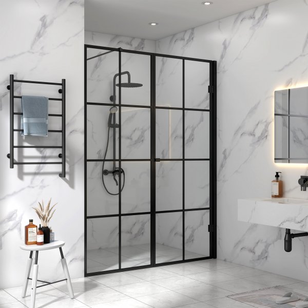 Brusevg 160x200cm | Sorte stnger | Stilfuldt design