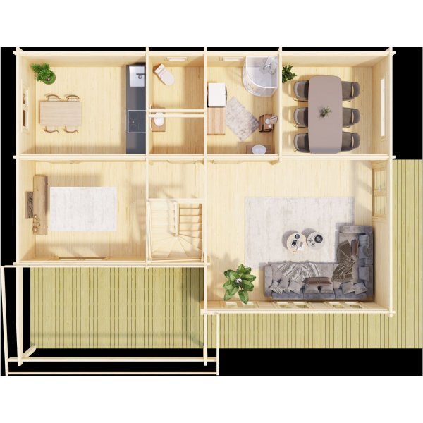 Sommerhus Emilia A XL - 80,7 m² Sommerhus Emilia A XL - 80,7 m²