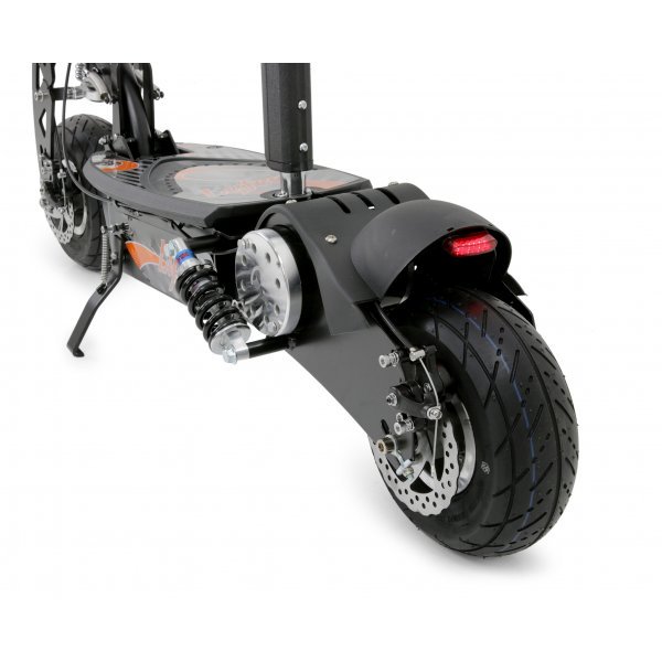 Elscooter 1000W med sadel - 38 km/tim hopf�llbar elsparkcykel
