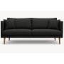 Soffa �stermalm 223 cm - M�rkgr�