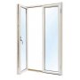 Dobbelt glasdr - 3-lags glas - Aluminium - U-vrdi: 1.1