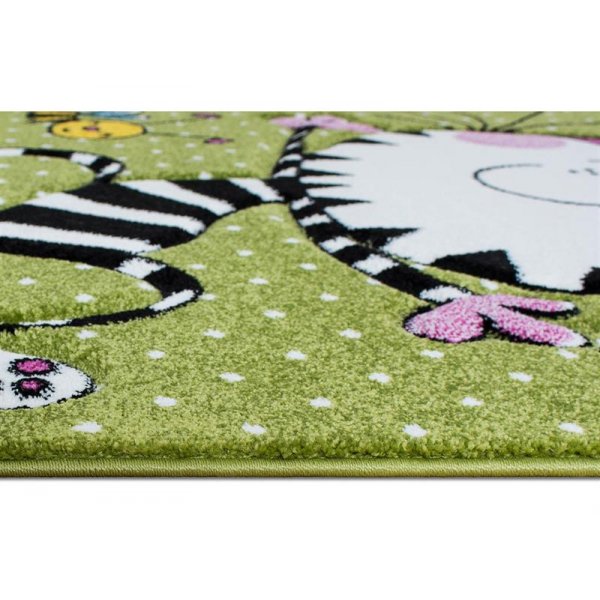 Barnmatta Holly - Kitty gr�n - 120x170 cm