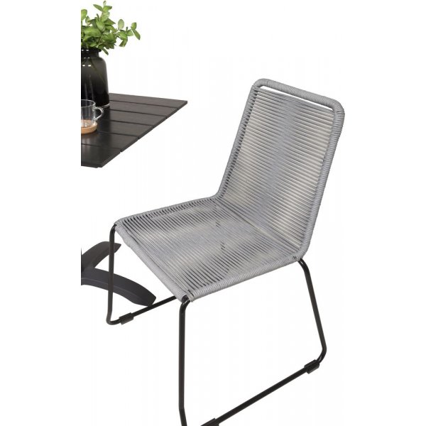 Garnviken Matgrupp (70x70) - Svart - 2 Stolar Garnviken Matgrupp (70x70) - Svart - 2 Stolar