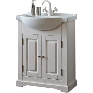 tvättställsskåp romantic 65 cm - vit