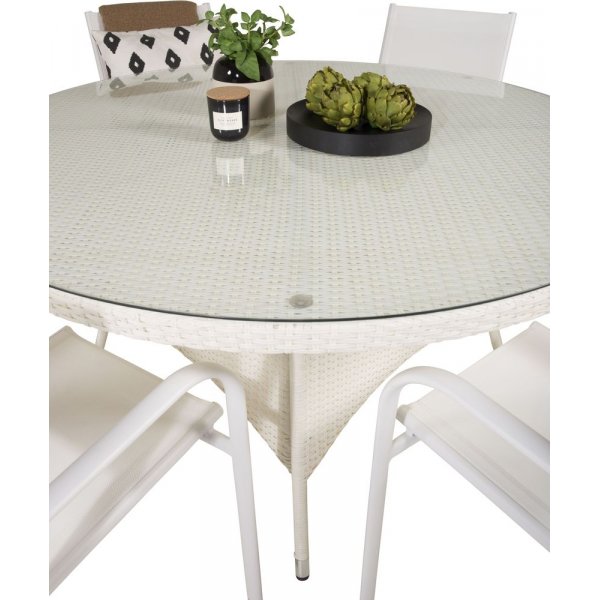 Frubol Matgrupp (�150) - Vit - 6 Stolar