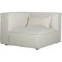 1 Nees modulsofa - hjørnesektion venstre - Stone White