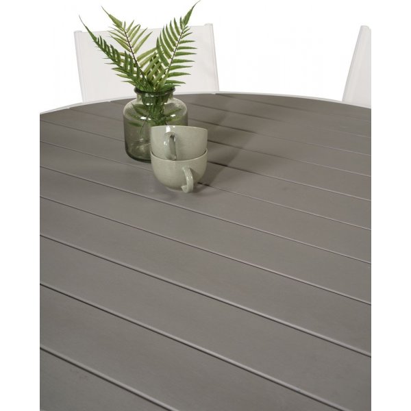 Ebbarp Matgrupp (�140) - Vit/Gr� - 6 Stolar