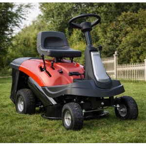 Havetraktor 24" 196 cc 4,8 kW 4 gear r�d opsamler 150L + Sikkerhedsl�s