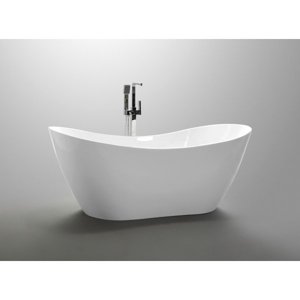 Badkar frist�ende Vit 180x80x72 cm - Metis
