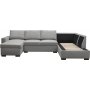 Soffa 309 cm ljusgr� - Solna