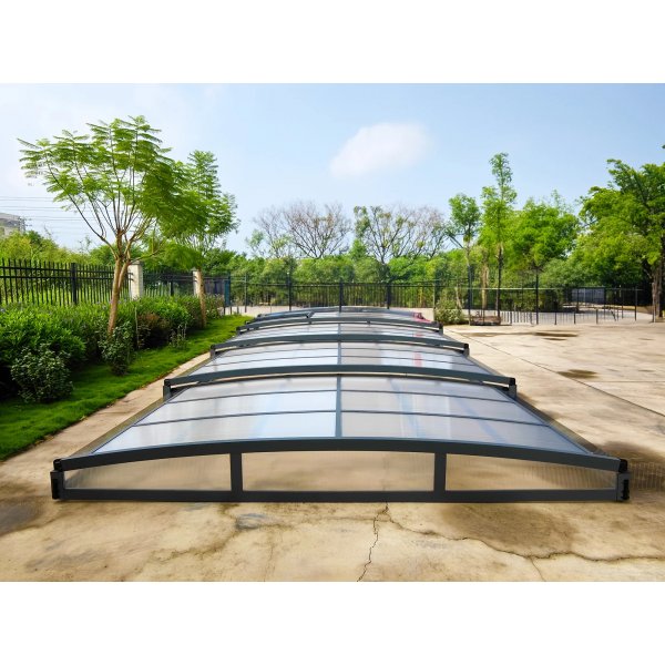 Dach zum Pool - 4x8 m Dach zum Pool - 4x8 m