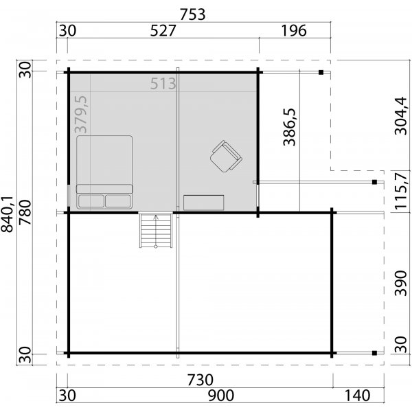 Sommerhus Gustav - 60 m² Sommerhus Gustav - 60 m²