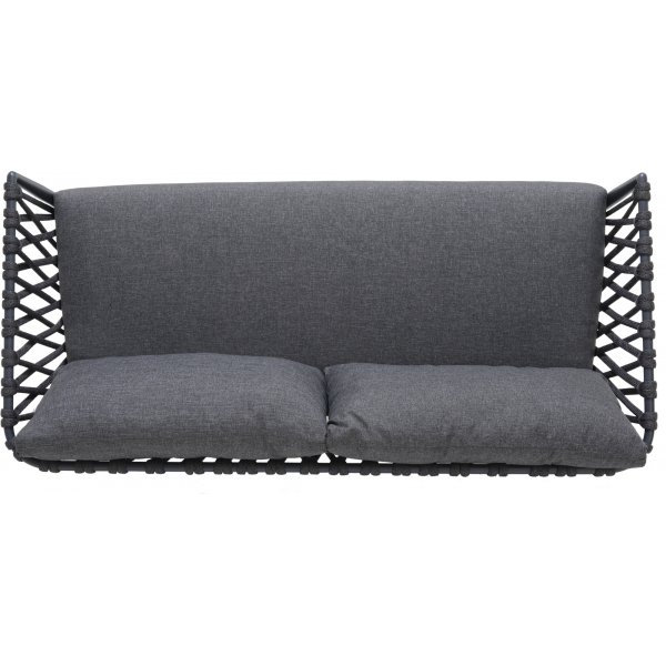 Lifestyle Garden utegrupp Ipanema med soffa, 2 st ftljer och soffbord - Gr / Teak / Olefin