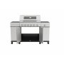 Gasolgrill med sidobr�nnare och f�rvaringssk�p - 6 br�nnare - rostfritt st�l