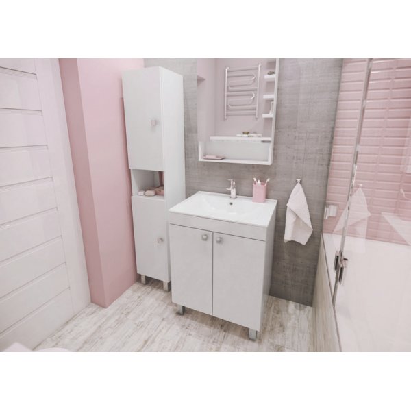 Tvättställsskåp Sorento, med tvättställ Tvättställsskåp Sorento, med tvättställ