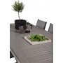 Ekens Matgrupp (224x100) - Svart/Gr/Vit - 6 Stolar