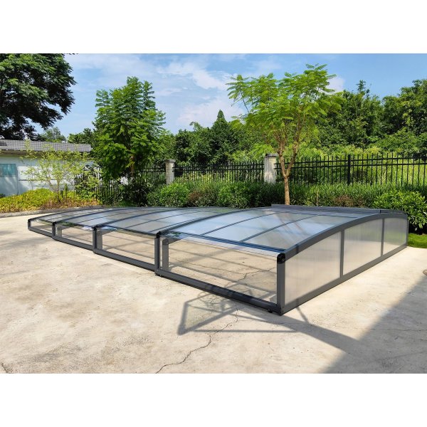 Dach zum Pool - 4x8 m Dach zum Pool - 4x8 m