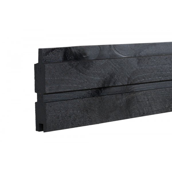 Profilbrda Plank Svart - lngd 177 cm