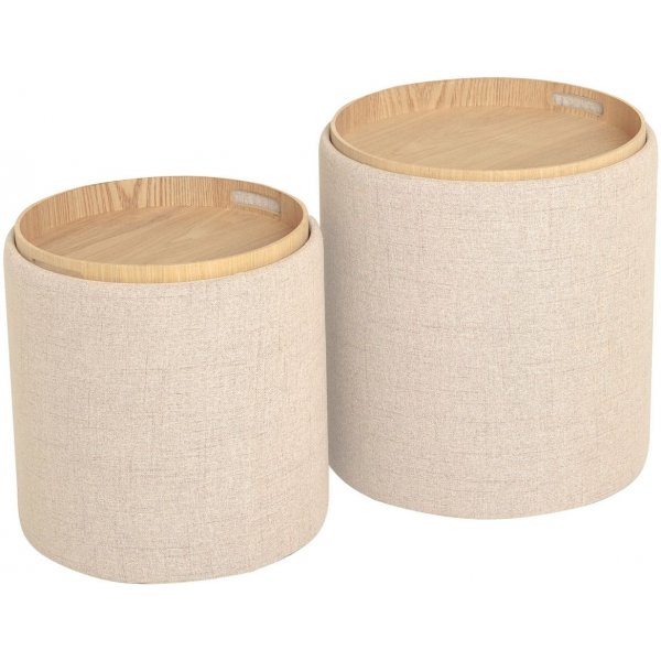 Maiko puff 2st - Beige