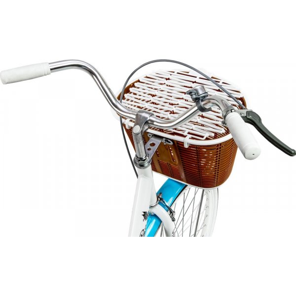 Damcykel Classic 26\\\" - Vit & blå Damcykel Classic 26\\\" - Vit & blå