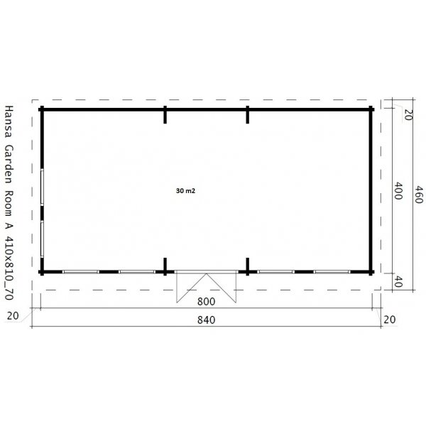 Fritidshus Tove - 32 m�