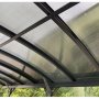 Carport byggsats 15 m� aluminium 505x303 cm kanalplasttak