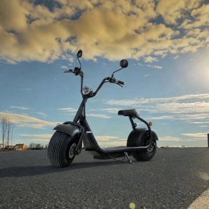Fat Scooter 2000W LG Lithium Batteri - 13 Ah | Mat Sort Fat Scooter 2000W LG Lithium Batteri - 13 Ah | Mat Sort