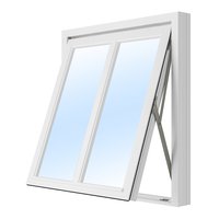 Vridfönster med mittpost - 2-glas - Trä Vridfönster med mittpost - 2-glas - Trä